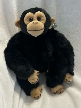 Bearington Collection Bing the Chimpanzee Soft Plush 10 1/2" Monkey New with Tag